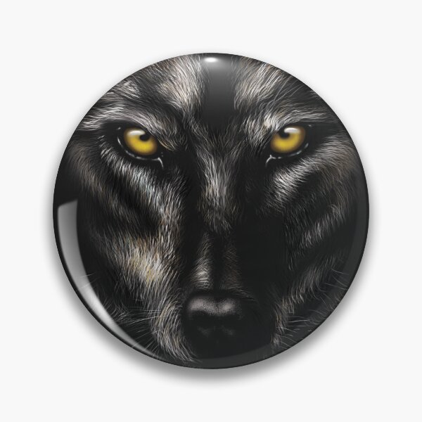 Item preview, Black wolf designed and sold by BurtWestonDesign.