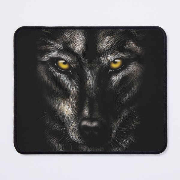 Item preview, Black wolf designed and sold by BurtWestonDesign.