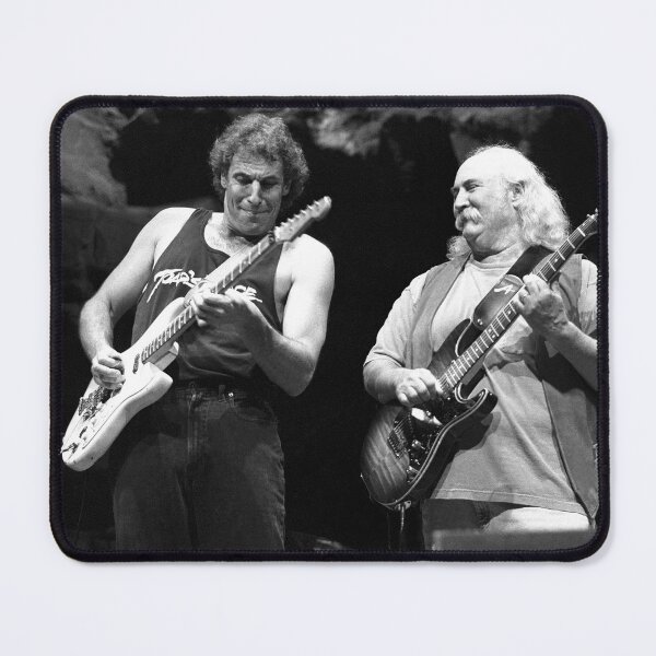 Item preview, CPR - Jeff Pevar and David Crosby - BW Photograph designed and sold by ConcertImages.