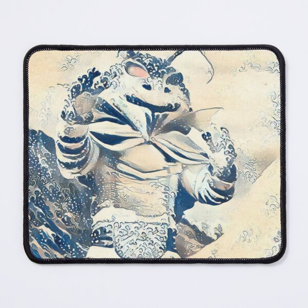 Item preview, Japanese monster goes Hokusai designed and sold by Fuzzyart1977.