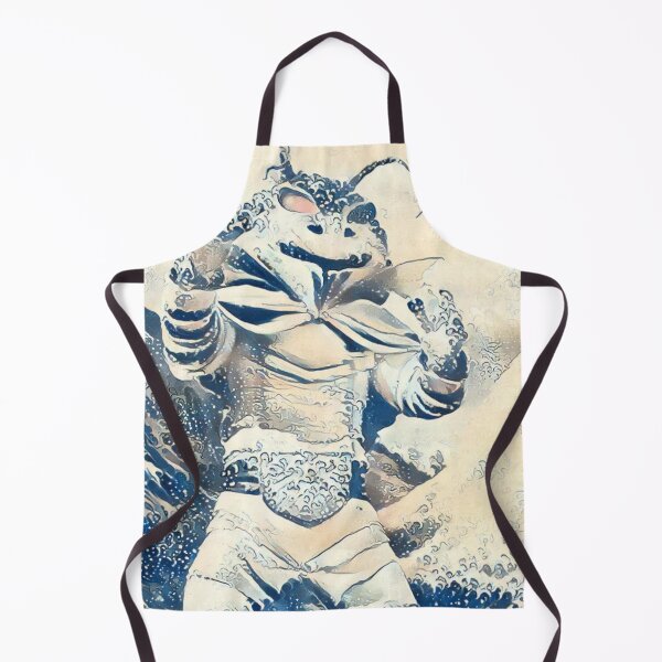 Item preview, Japanese monster goes Hokusai designed and sold by Fuzzyart1977.