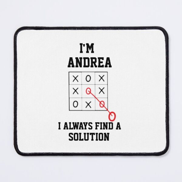 Item preview, Im Andrea I Always Find A Solution  designed and sold by Yay Design.