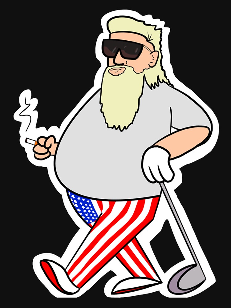 “Smokin’ John Daly " Essential T-Shirt for Sale by MainandLocal | Redbubble