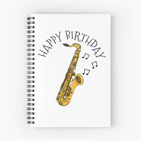 Item preview, Happy Birthday Saxophone Saxophonist Musician designed and sold by doodlerob.