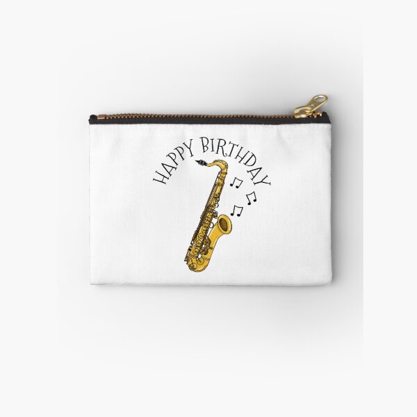 Item preview, Happy Birthday Saxophone Saxophonist Musician designed and sold by doodlerob.