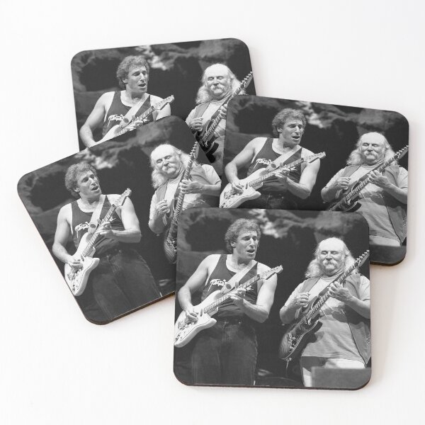 Item preview, CPR - Jeff Pevar and David Crosby - BW Photograph designed and sold by ConcertImages.