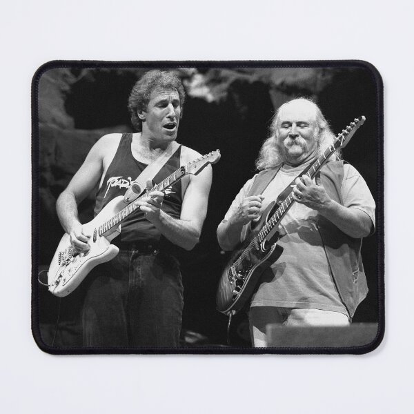 Item preview, CPR - Jeff Pevar and David Crosby - BW Photograph designed and sold by ConcertImages.