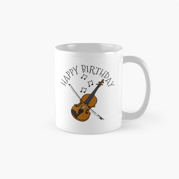 Item preview, Happy Birthday Violin Violinist Musician designed and sold by doodlerob.