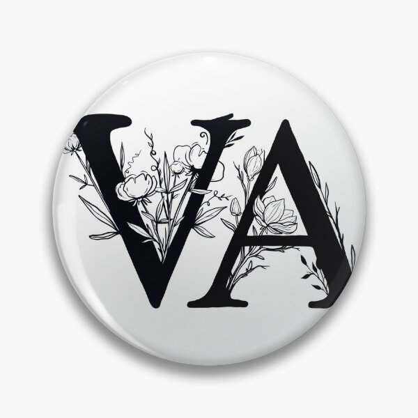Item preview, VA - Virginia Floral Monogram designed and sold by lalexguez.