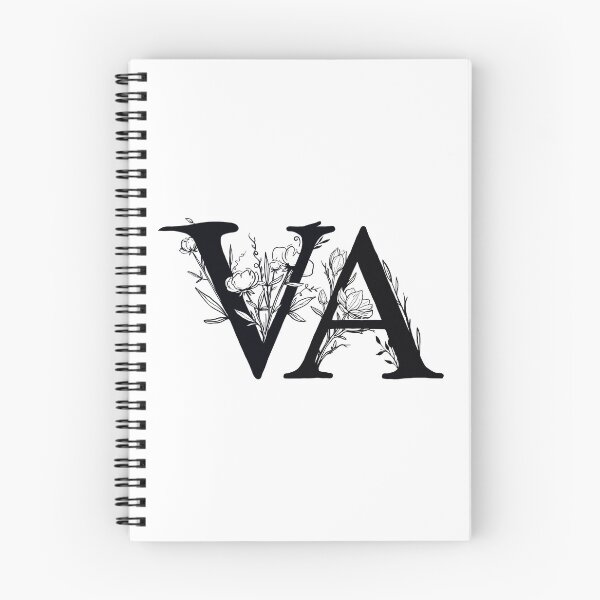 Item preview, VA - Virginia Floral Monogram designed and sold by lalexguez.