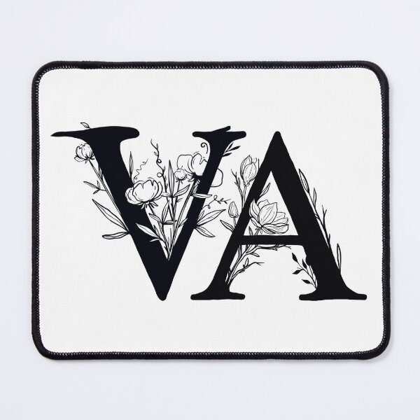Item preview, VA - Virginia Floral Monogram designed and sold by lalexguez.