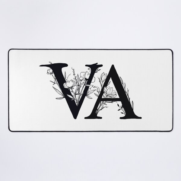 Item preview, VA - Virginia Floral Monogram designed and sold by lalexguez.