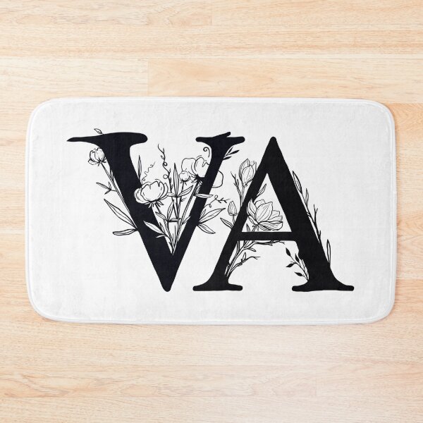 Item preview, VA - Virginia Floral Monogram designed and sold by lalexguez.