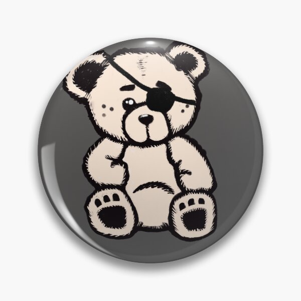 Item preview, Teddy bear with eye-patch designed and sold by bloria.