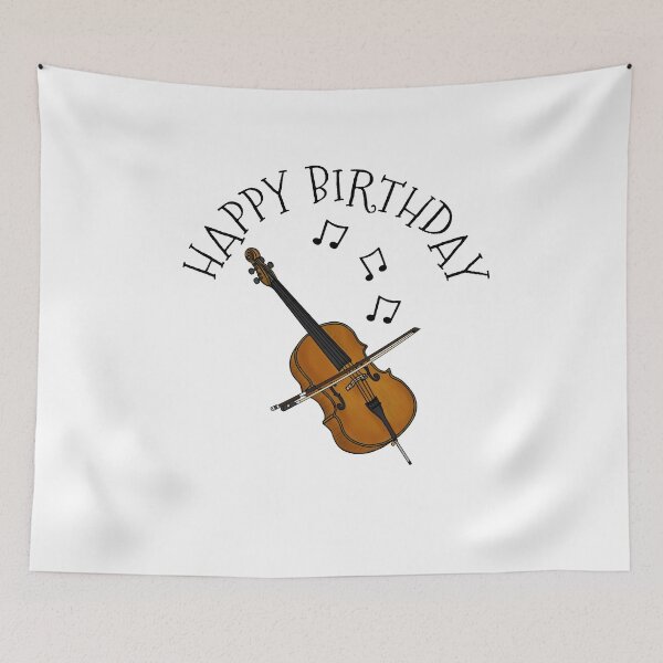Item preview, Happy Birthday Cello Cellist Musician designed and sold by doodlerob.