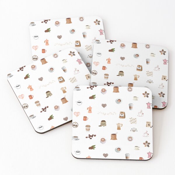 Item preview, Coffee pattern designed and sold by Rubi16.