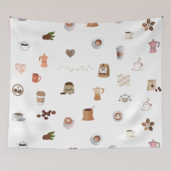 Item preview, Coffee pattern designed and sold by Rubi16.