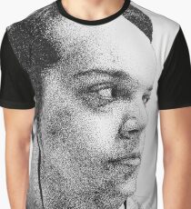 Self-Portrait Stippling Graphic T-Shirt