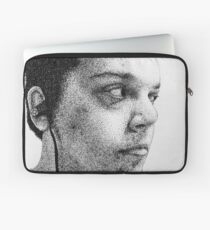 Self-Portrait Stippling Laptop Sleeve
