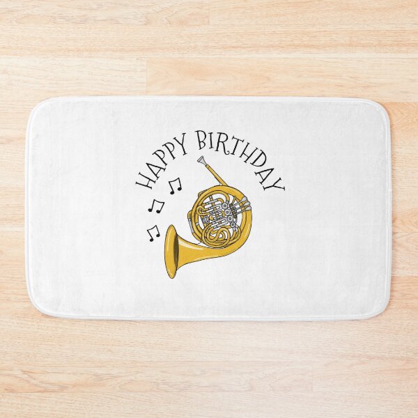 Item preview, Happy Birthday French Horn Brass Musician designed and sold by doodlerob.