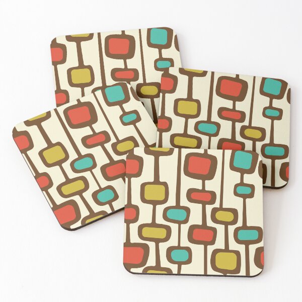 Item preview, Mid-Century Modern Groovy Far Out Retro Geometrics designed and sold by brotherinas.