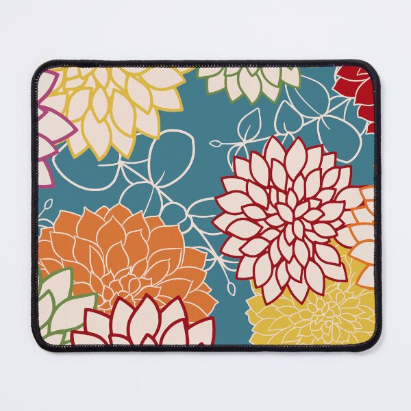 Item preview, Colorful Floral Blooms and Leaves designed and sold by meggydesigns.