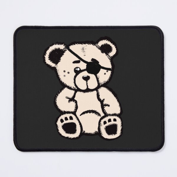 Item preview, Teddy bear with eye-patch designed and sold by bloria.