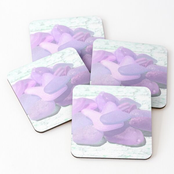 Item preview, Pastel Soft Girl Aesthetic Style Lilac Sea Glass Beachy Minimalism Decor Photo 8 of 8 designed and sold by Beachy.