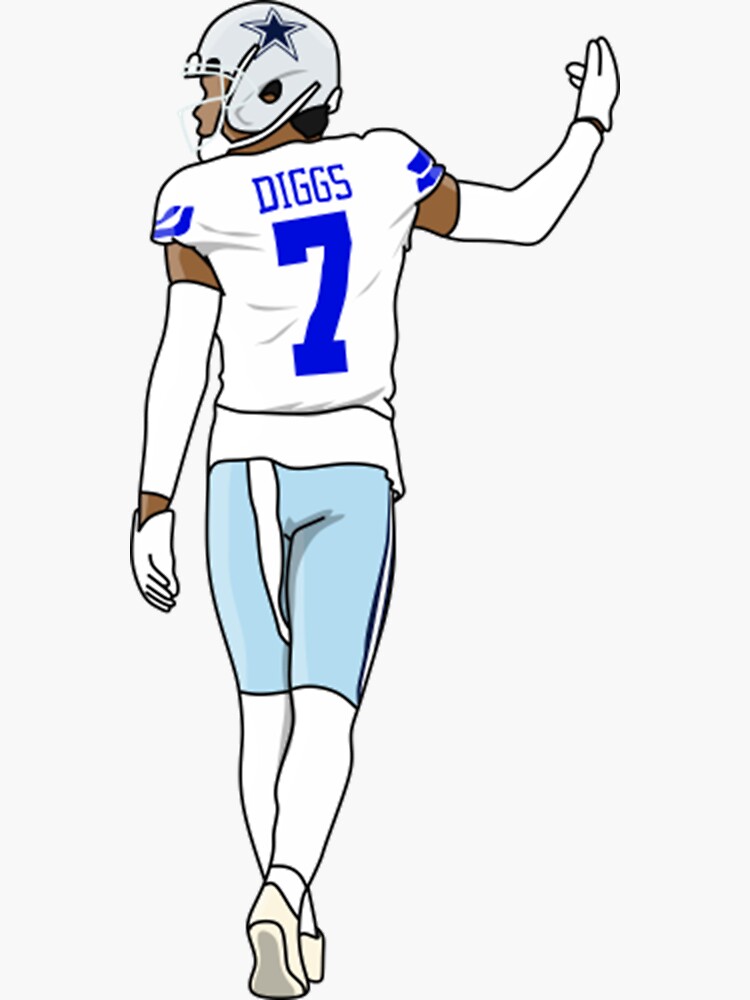 Trevon Diggs Cartoon Signature Cowboys Gifts For Him T-Shirt