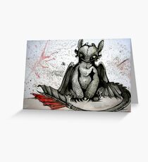 Toothless Greeting Card