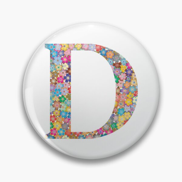 Item preview, Floral, Letter D designed and sold by Clothingspot.