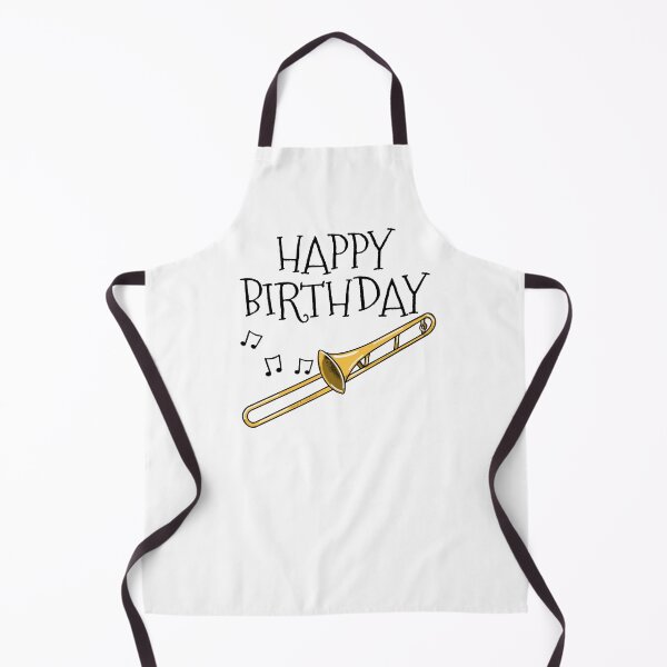 Item preview, Happy Birthday Trombone Brass Musician designed and sold by doodlerob.