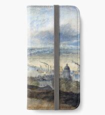Joseph Mallord William Turner View of London from Greenwich iPhone Wallet/Case/Skin