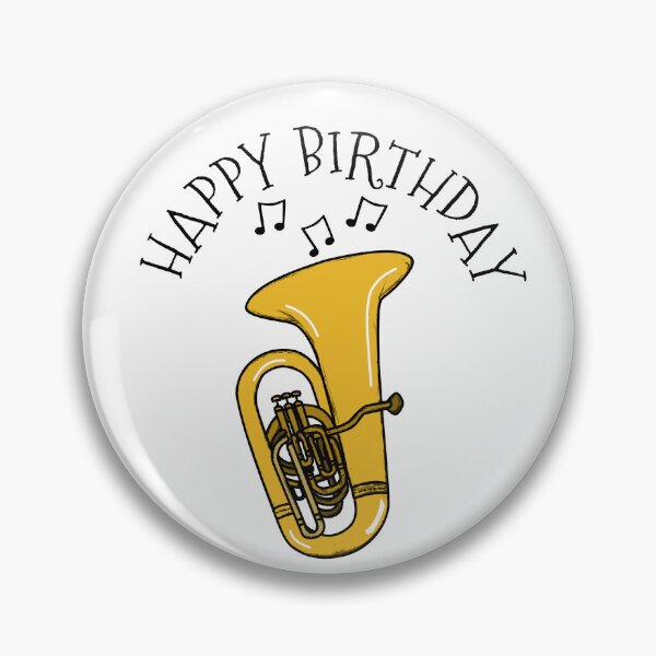 Item preview, Happy Birthday Tuba Tubaist Brass Musician designed and sold by doodlerob.