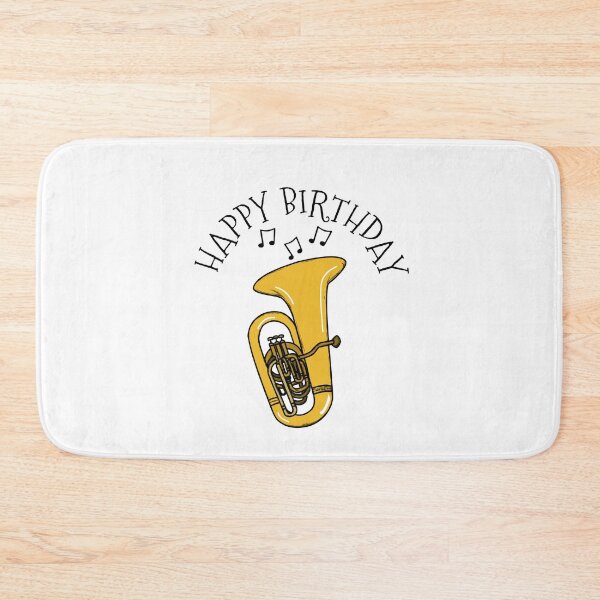 Item preview, Happy Birthday Tuba Tubaist Brass Musician designed and sold by doodlerob.