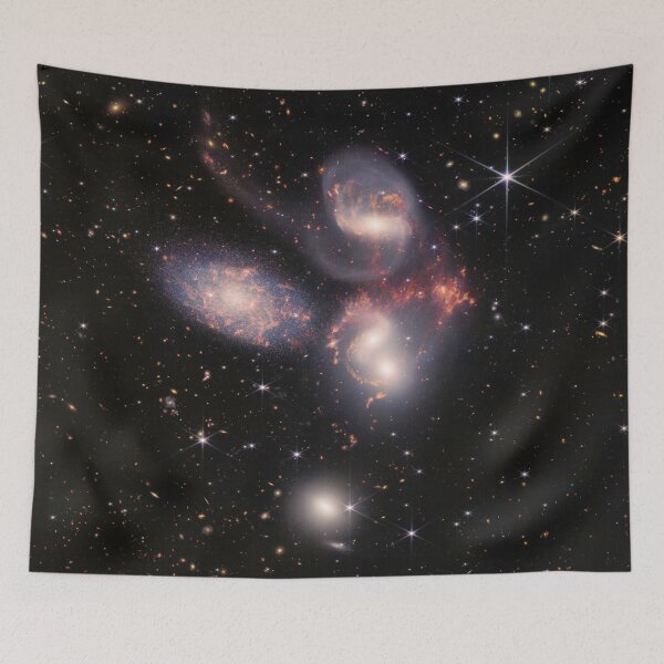 Item preview, Stephan’s Quintet – NIRCam and MIRI imaging (constellation of Pegasus) designed and sold by Raureif.