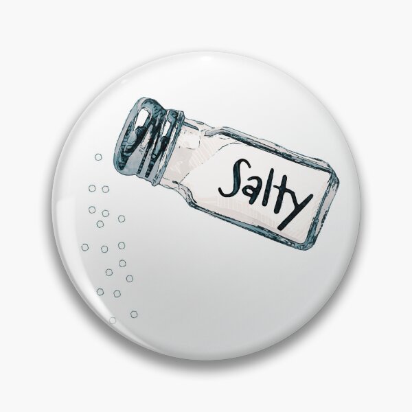 Item preview, Salty Salt Shaker.  Funny Sarcastic Trendy.  designed and sold by SnakeCharm.
