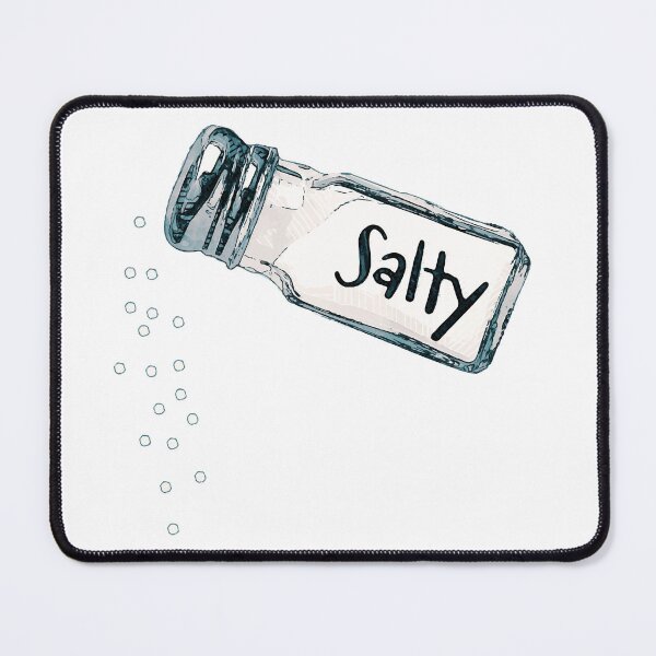 Item preview, Salty Salt Shaker.  Funny Sarcastic Trendy.  designed and sold by SnakeCharm.