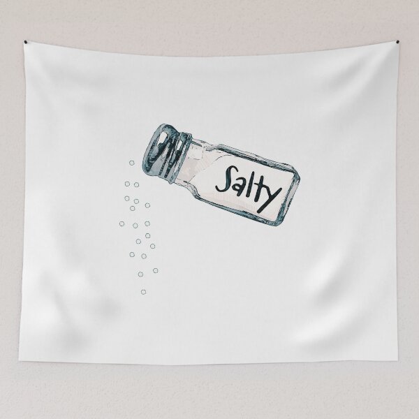 Item preview, Salty Salt Shaker.  Funny Sarcastic Trendy.  designed and sold by SnakeCharm.