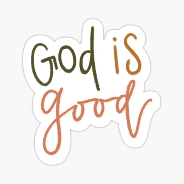 Item preview, God is Good designed and sold by CCalligraphyCo.