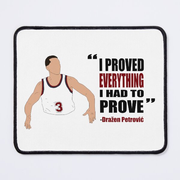 Item preview, Dražen Petrović Quote designed and sold by RatTrapTees.