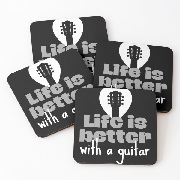 Item preview, Life is better with a guitar designed and sold by TheGreenGoat.