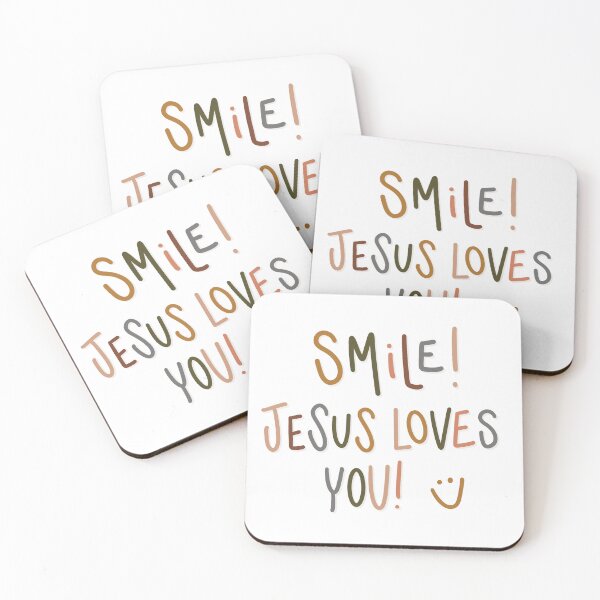 Item preview, Smile! Jesus Loves You! designed and sold by CCalligraphyCo.