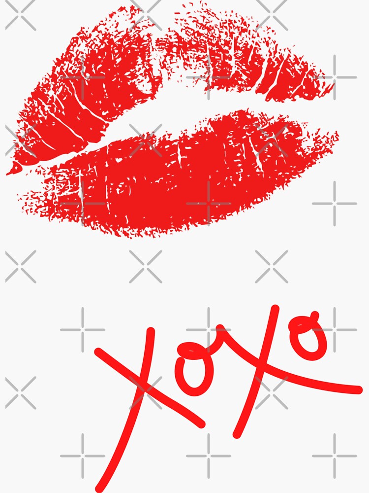 Sexy Red Lips Kiss Me Again Sticker For Sale By Mmtmk Redbubble