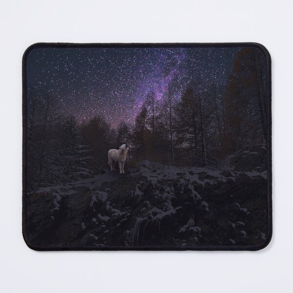 Item preview, Wolf Howling designed and sold by nikartshop.