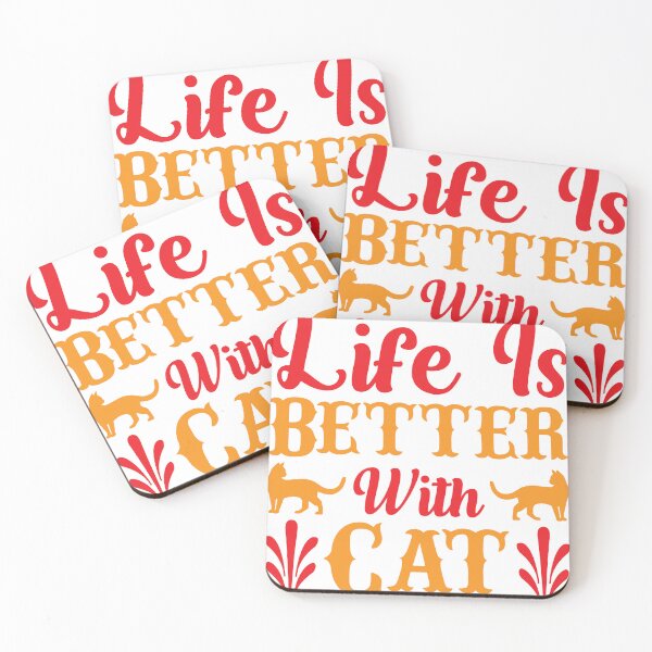 Item preview, Life is better with Cats designed and sold by superone8.
