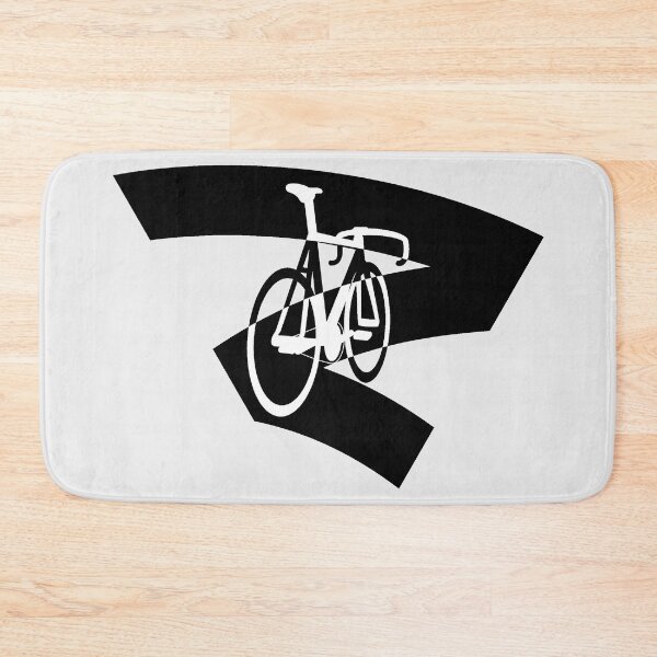Item preview, Track Bicycle Marker Ink Art Two Tone Black and White designed and sold by RabeDesigns.