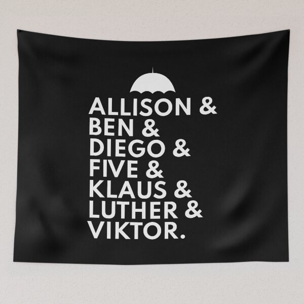 Item preview, Umbrella Academy - The Hargreeves designed and sold by televisiontees.