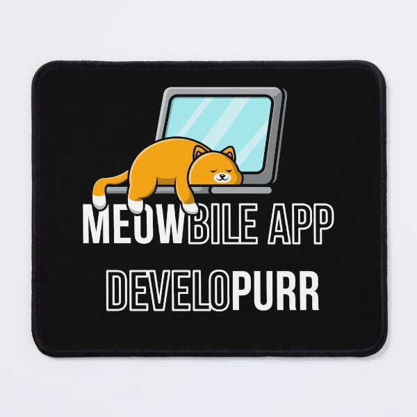 Item preview, Mobile App Developer - purr - cat loving programmer designed and sold by We-thePixels.