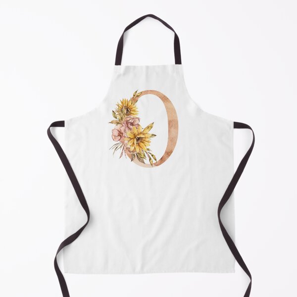 Item preview, Watercolor floral sunflower personalized letter O wedding monogram print designed and sold by tiana-geo.